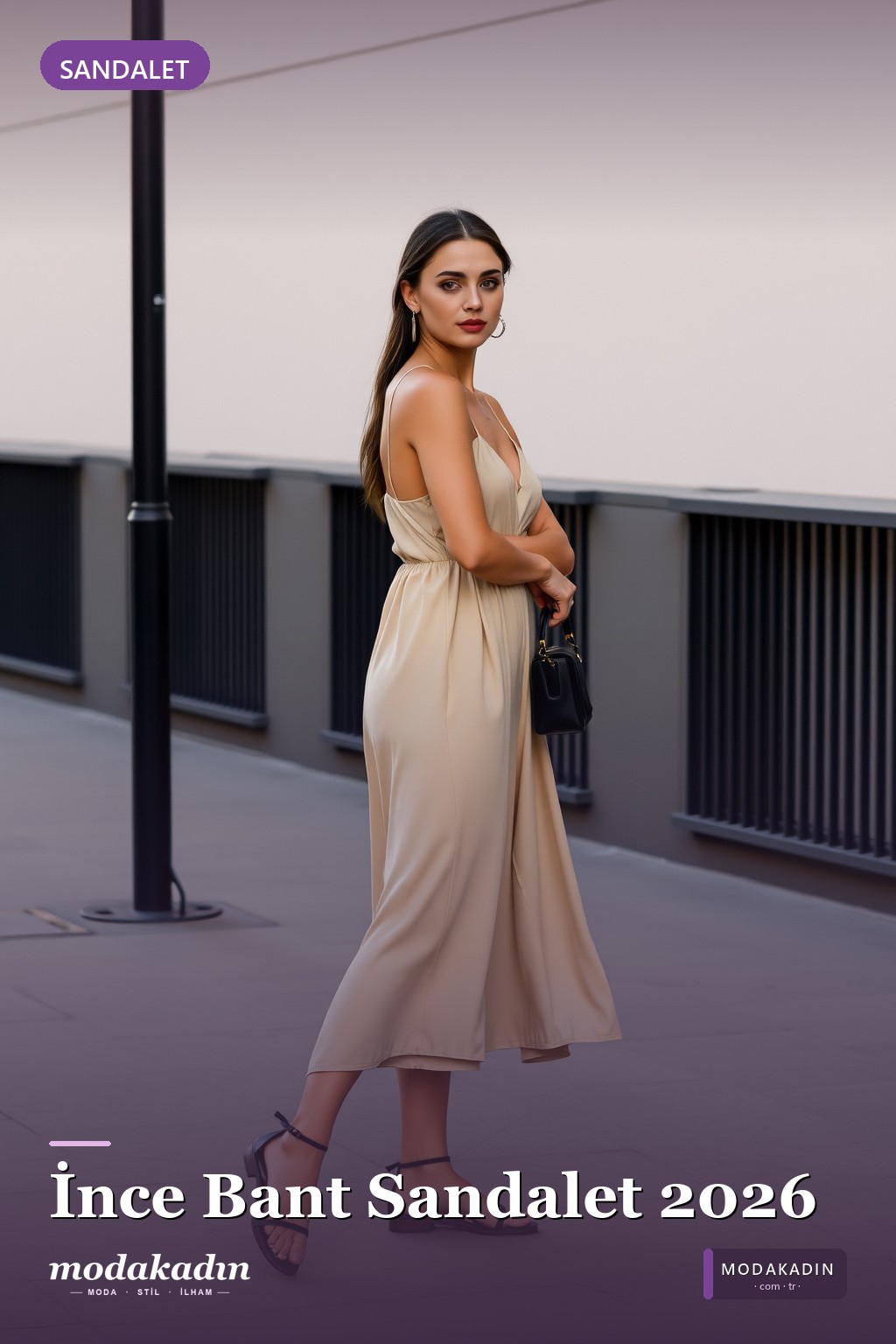 İnce Bant Minimal Sandalet