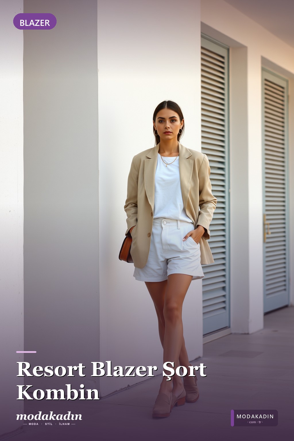 Resort Blazer + Linen Şort