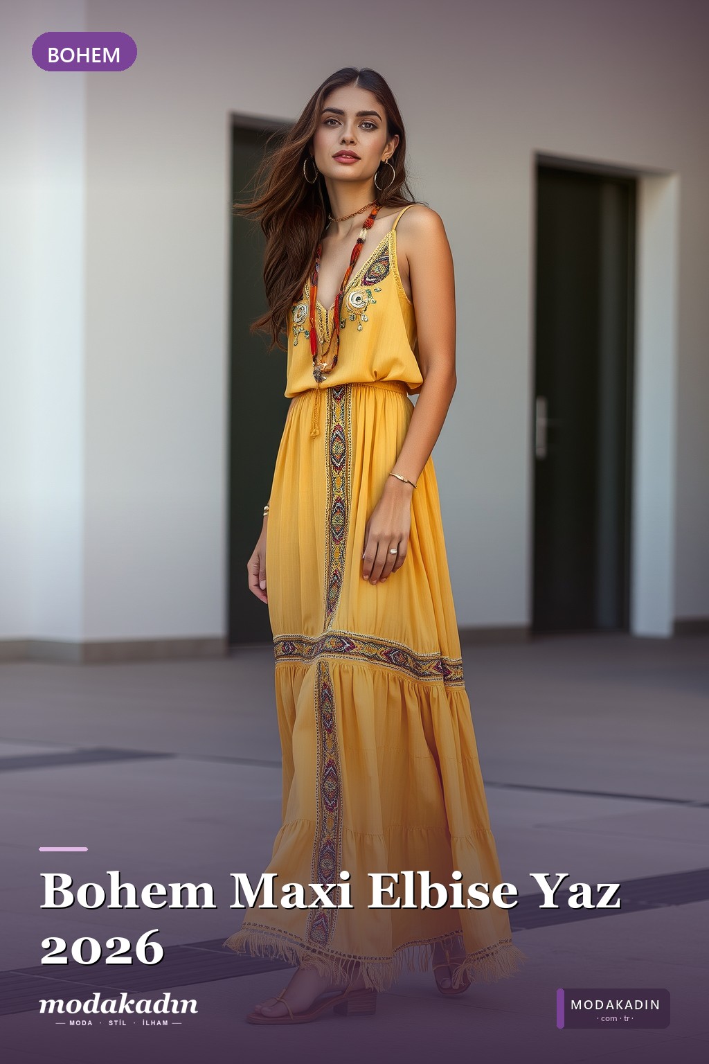 Bohem Maxi Elbise