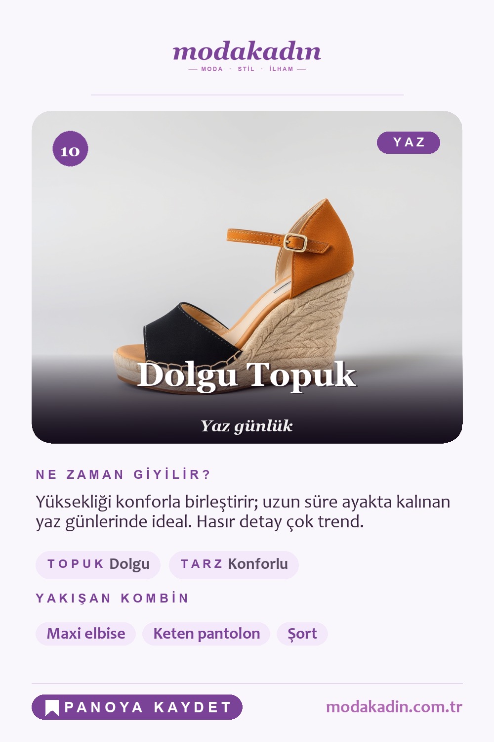 Dolgu topuk ayakkabı modeli Pinterest pini