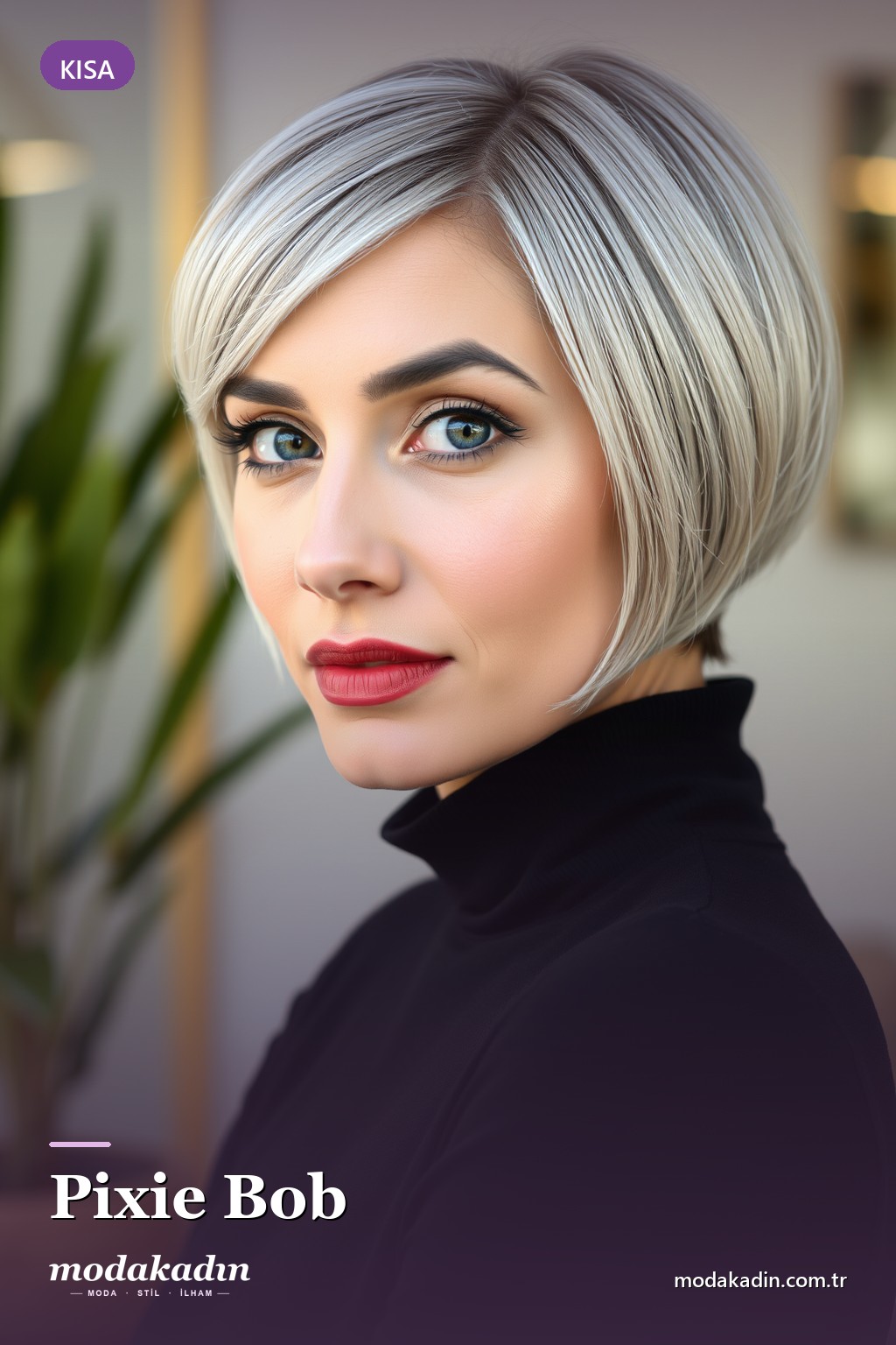 Pixie Bob bob saç modeli