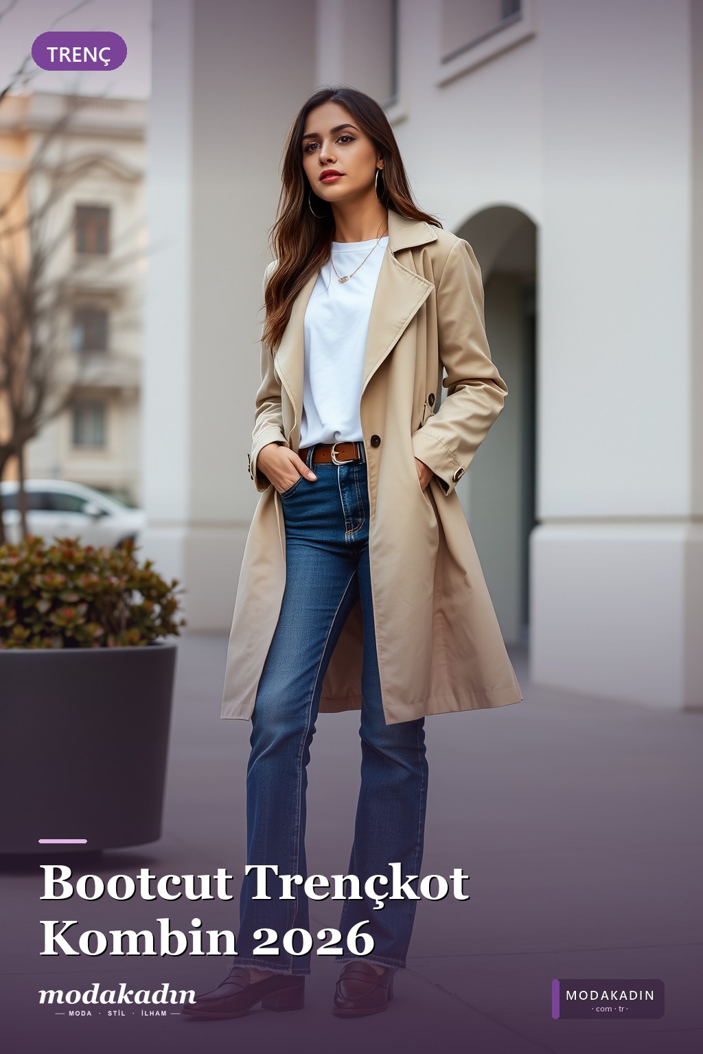 Bootcut + Trençkot Katman