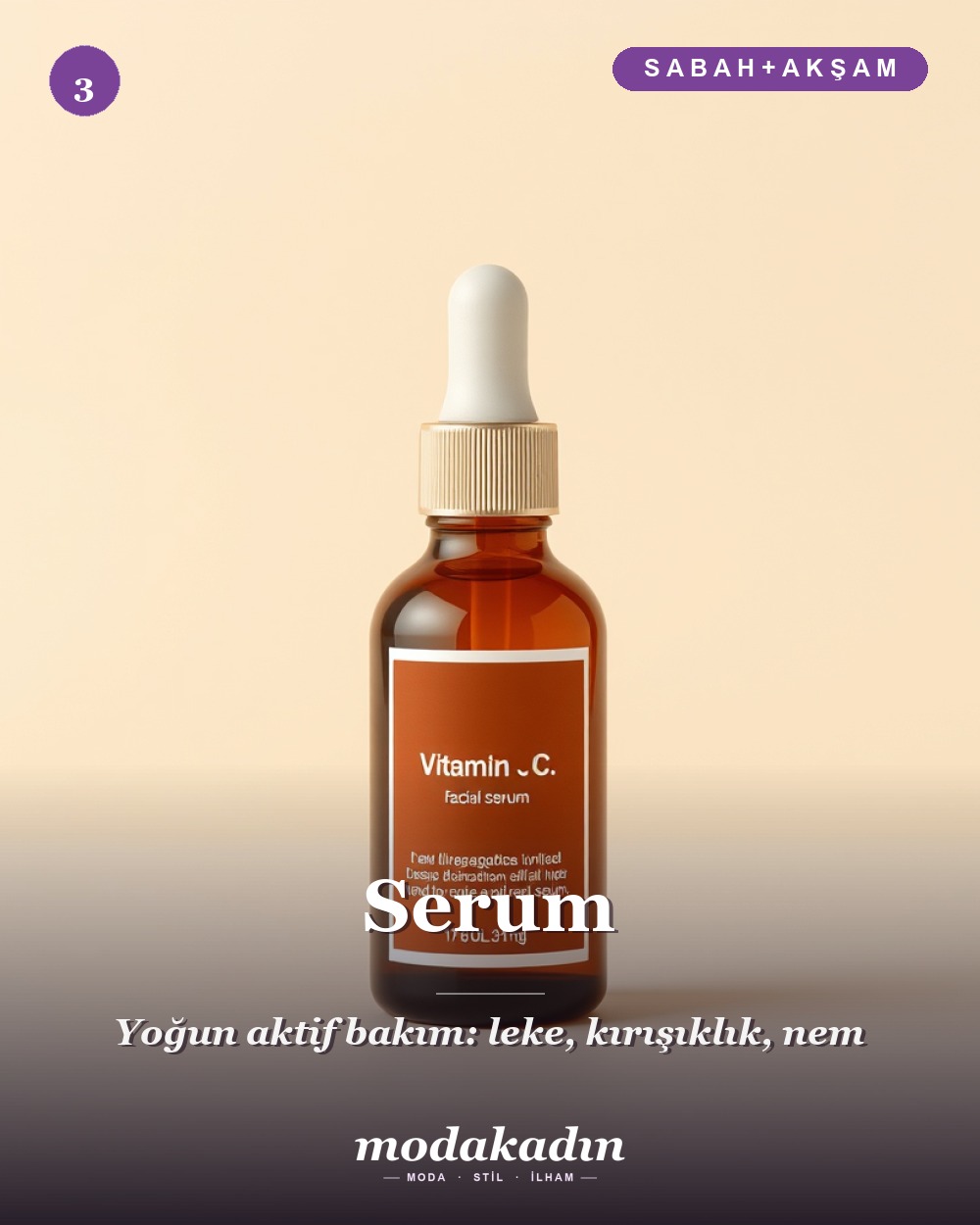 Cilt bakım rutininde serum kullanımı
