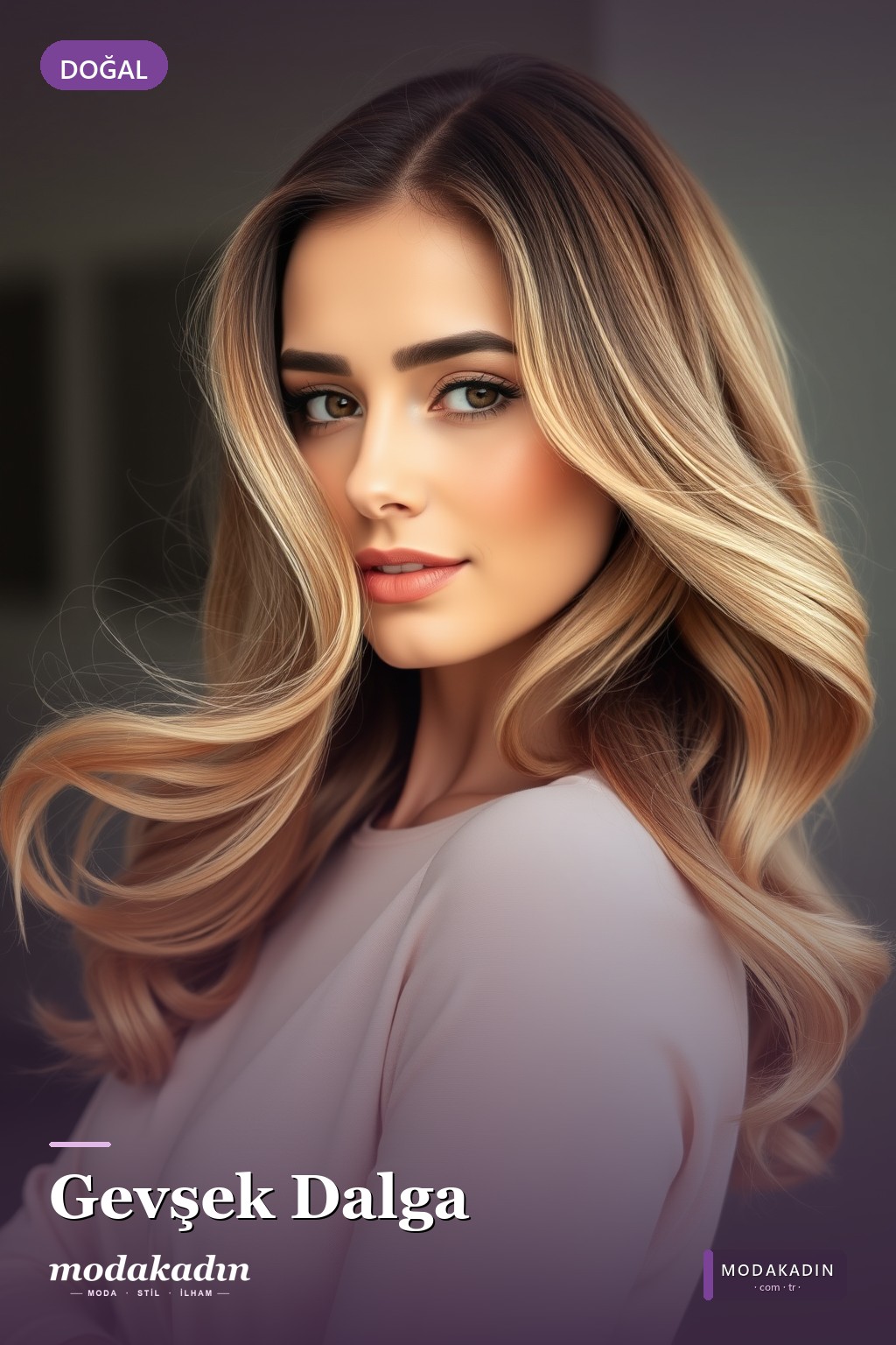 Gevşek Dalga dalga saç modeli