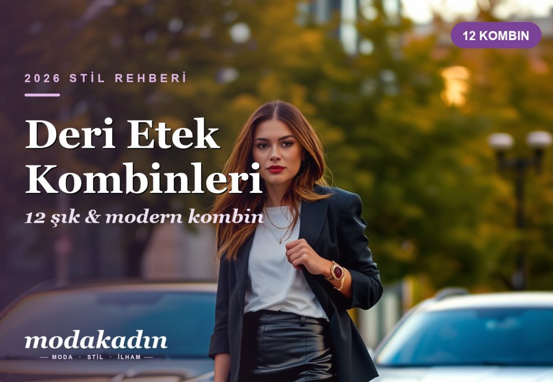 Deri Etek Kombinleri: 12 Şık ve Modern Kadın Kombini