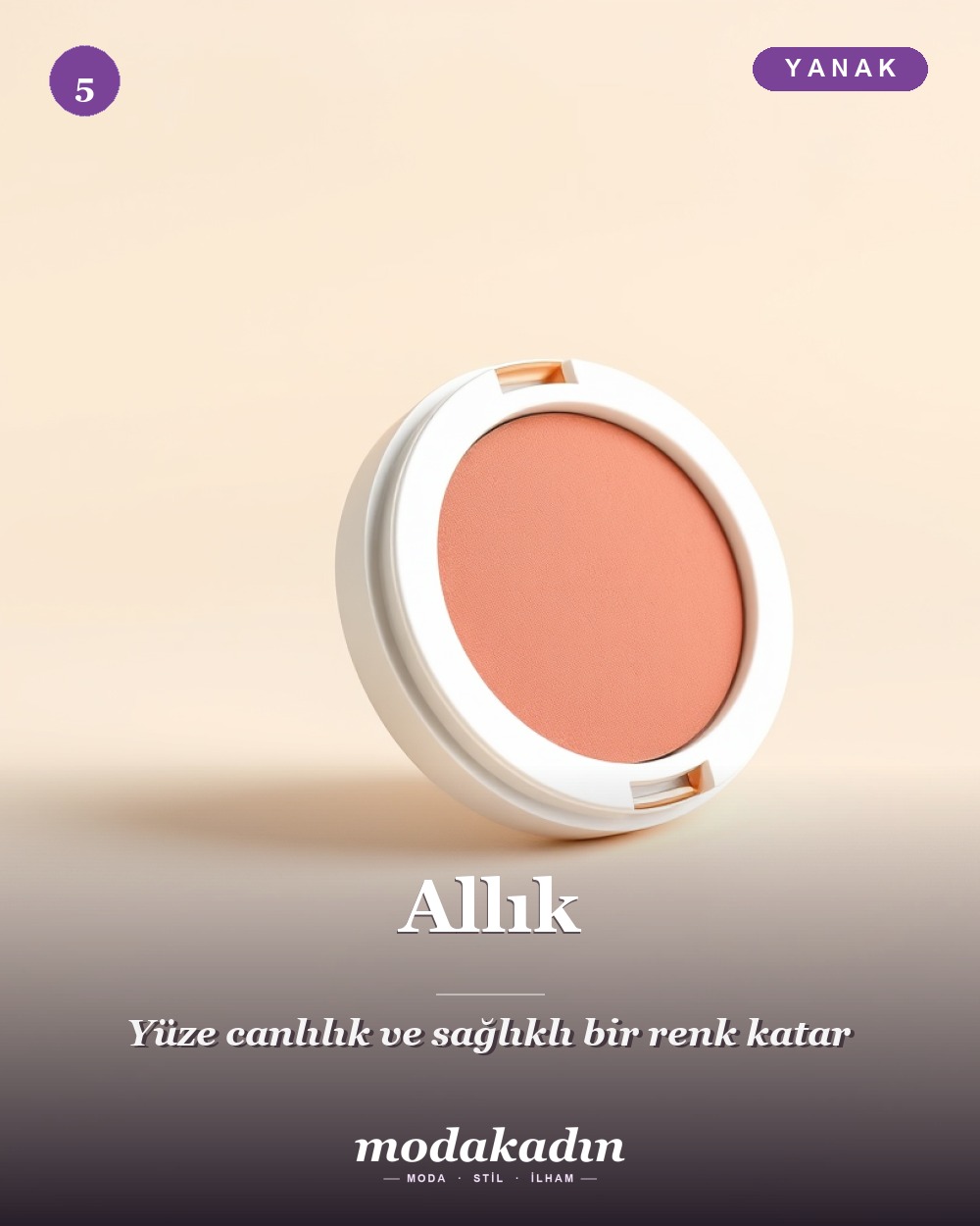 Günlük makyajda allık adımı