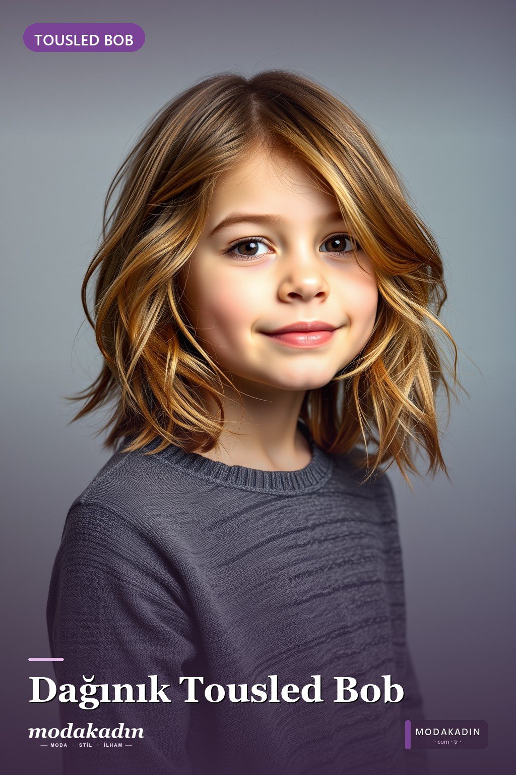 Dağınık Tousled Bob