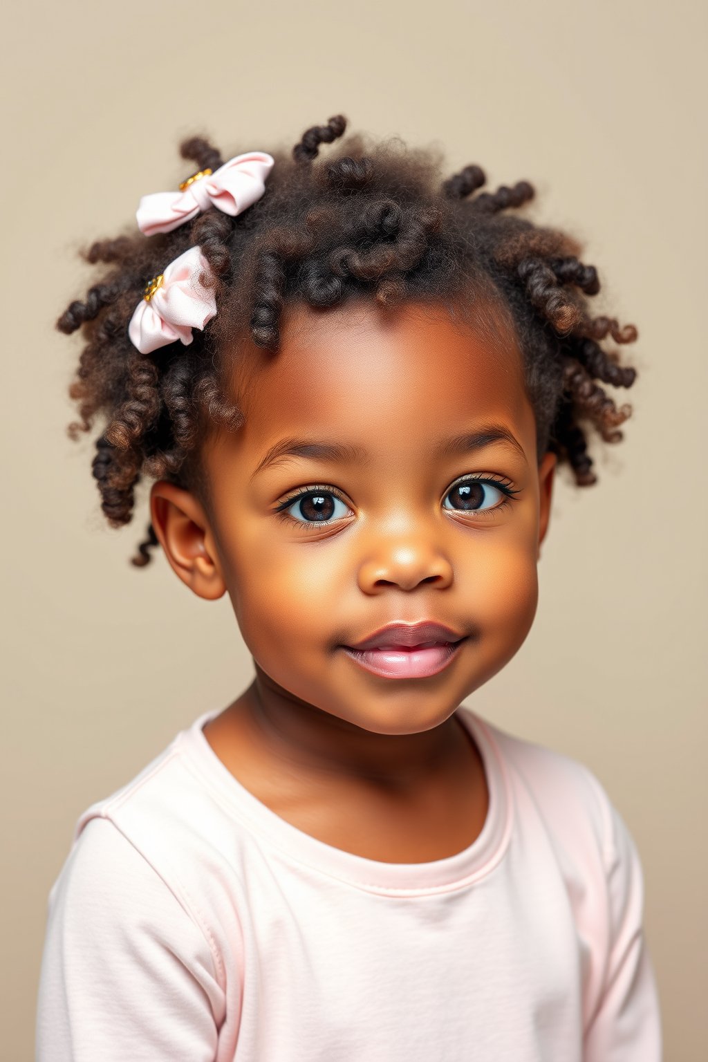 kısa afro kıvırcık kız çocuk saçı