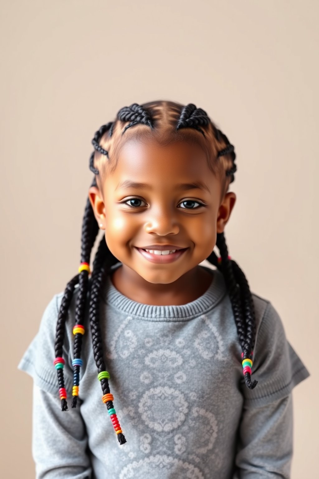 koruyucu örgü box braid kız çocuk