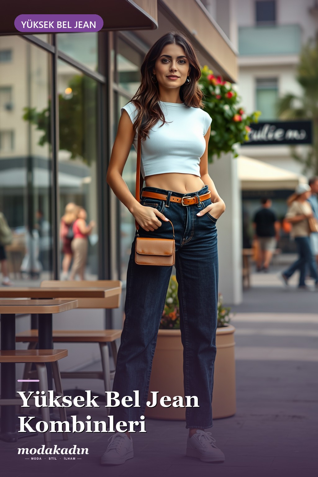 Yüksek Bel Jean + Fitilli Üst: Günlük Mükemmellik