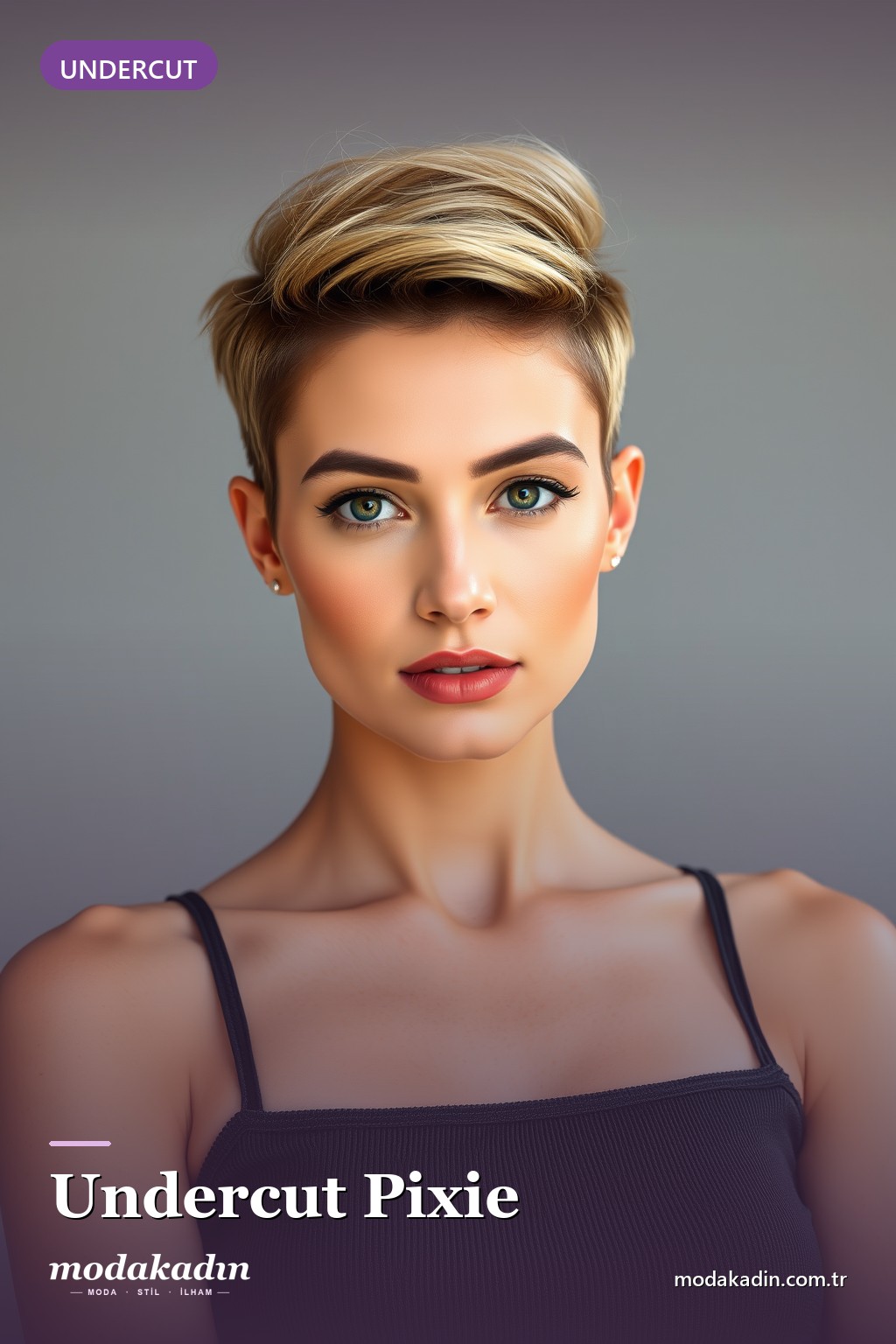 Undercut Detaylı Pixie