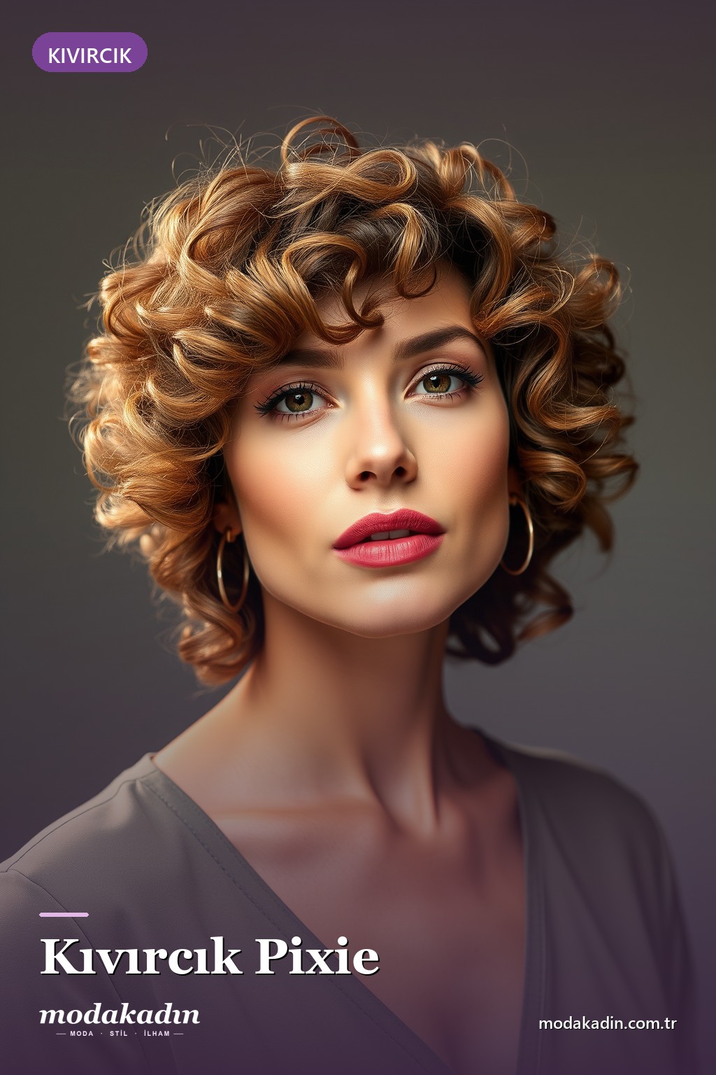 Kıvırcık Doğal Pixie