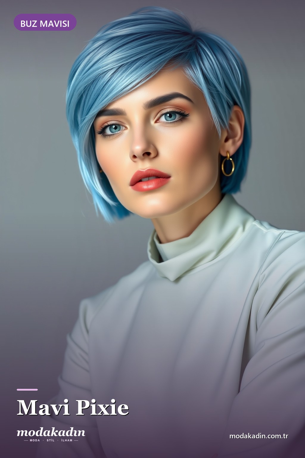 Buz Mavisi Fantezi Pixie