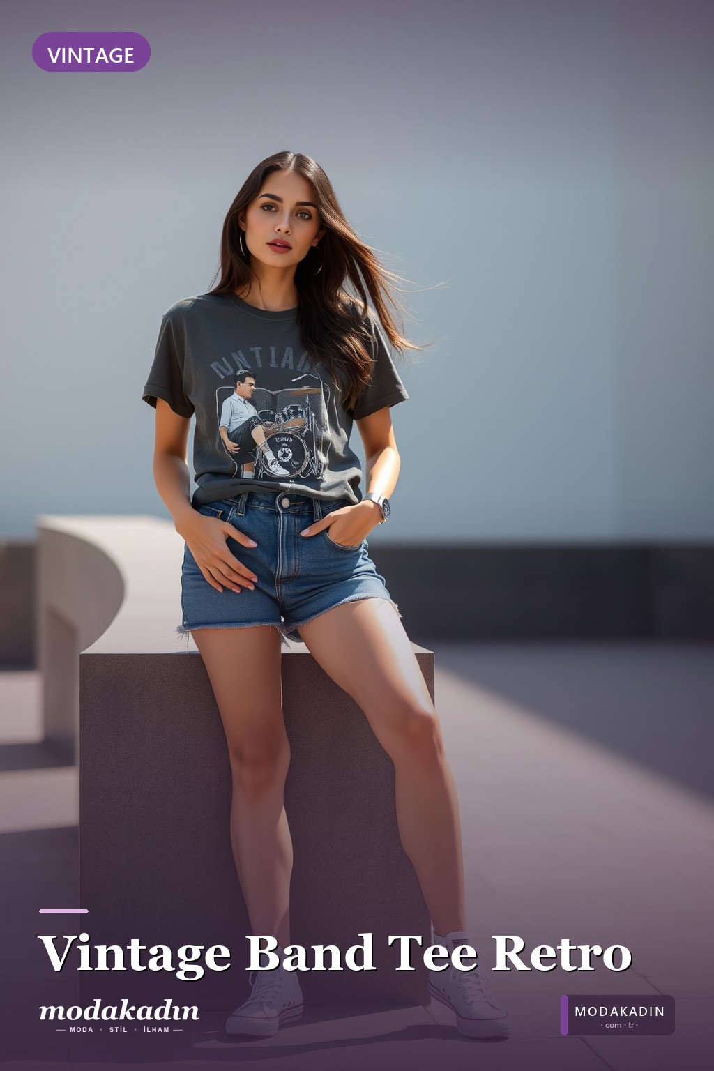 Vintage Band Tee + Denim