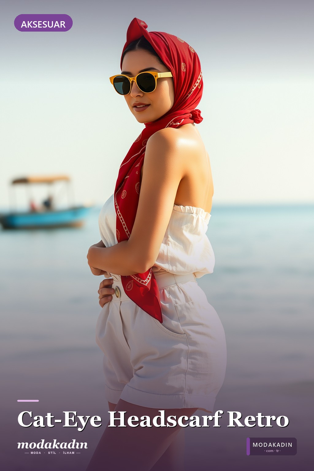 Retro Cat-Eye & Headscarf