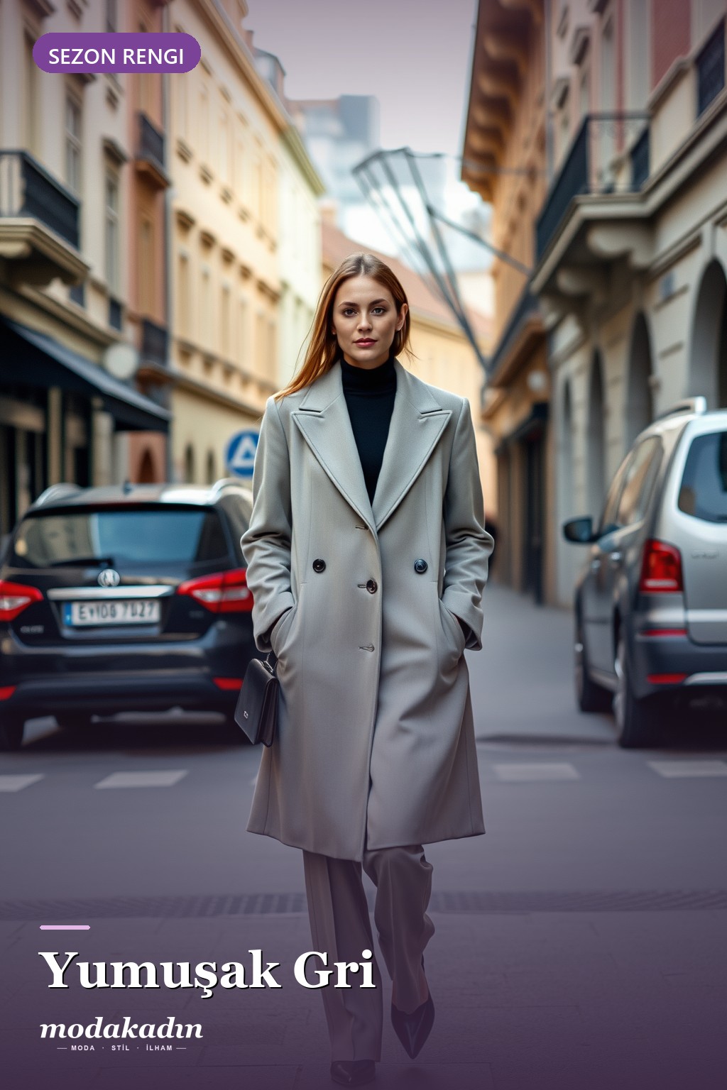 2026 sonbahar kış trendleri: yumuşak gri tailored kombin