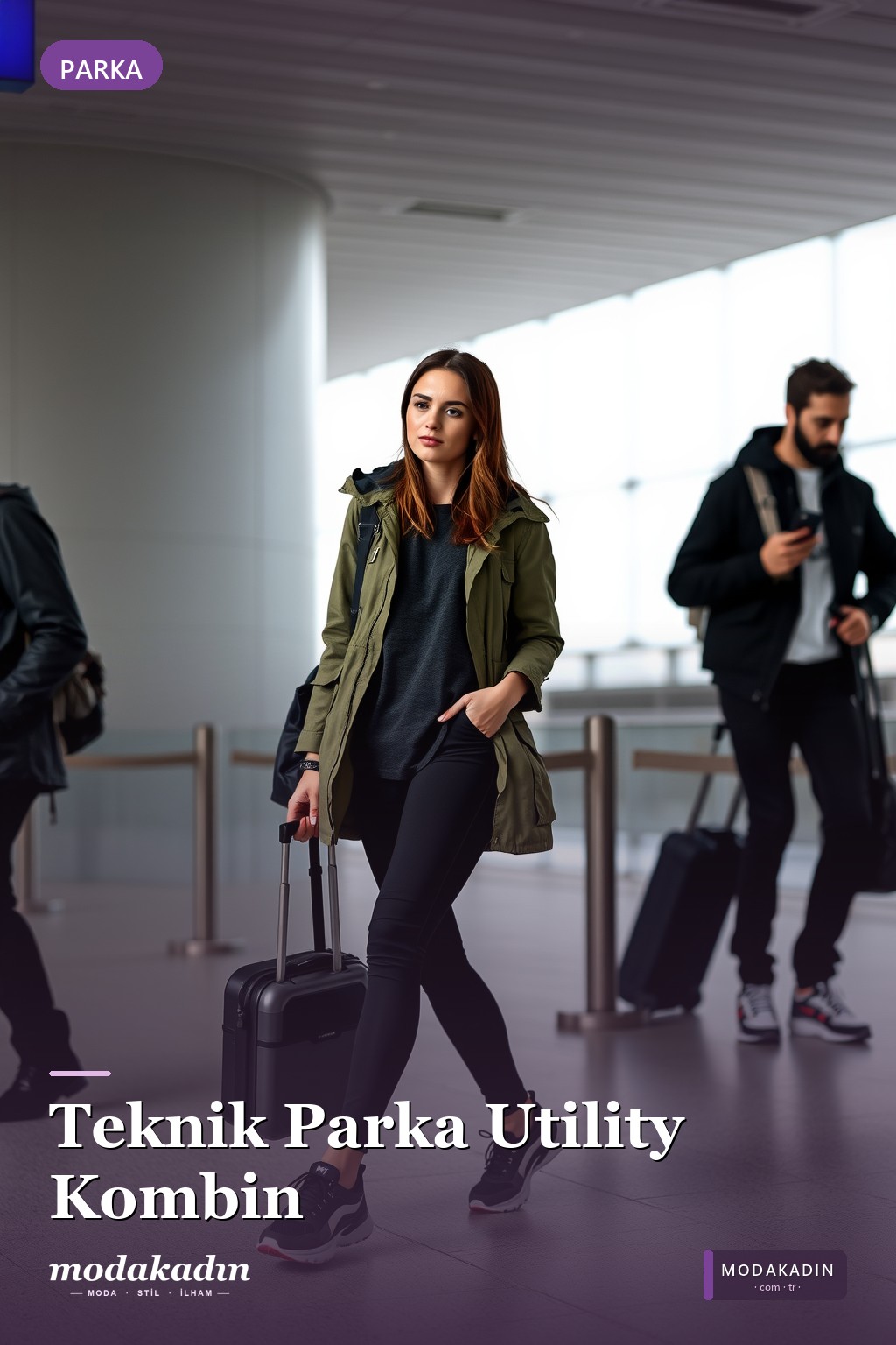 Teknik Kumaş Parka + Legging