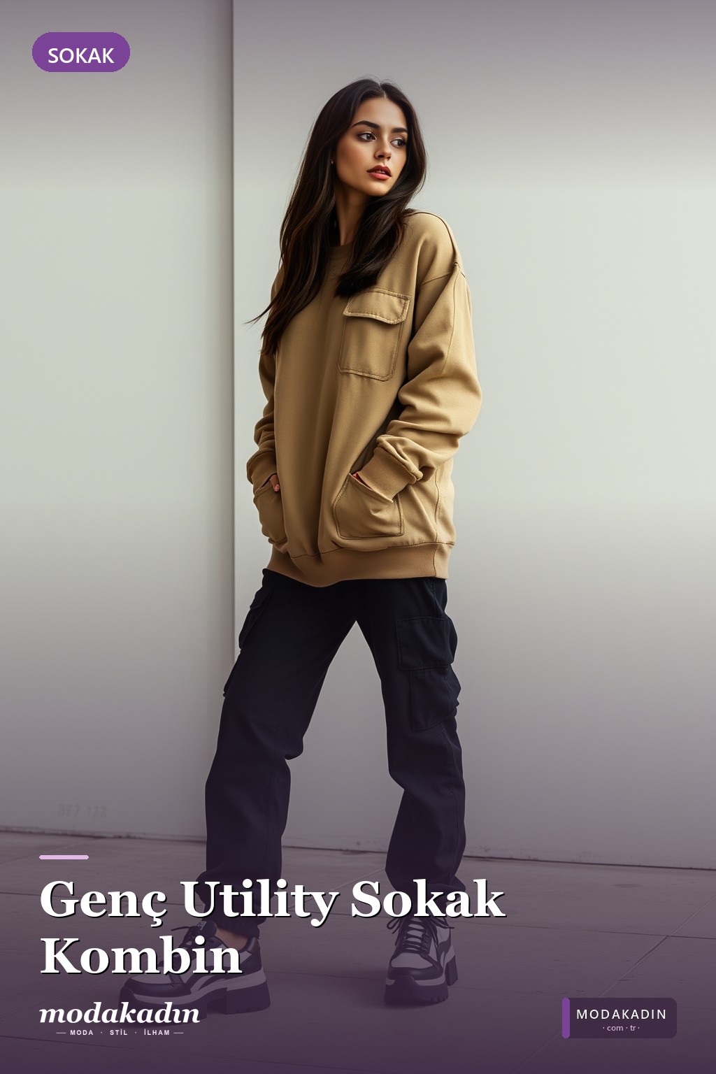Oversize Utility + Platform Sneaker
