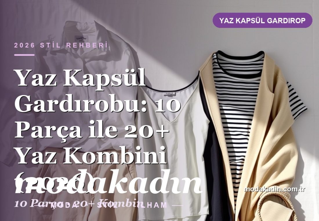 Yaz Kapsül Gardırobu: 10 Parça ile 20+ Yaz Kombini (2026)