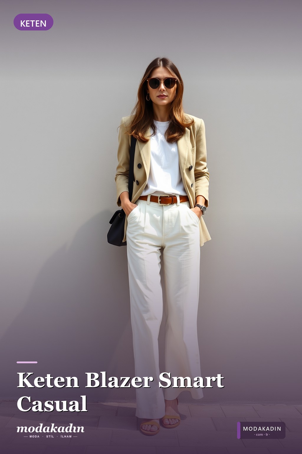 Keten Blazer Smart Casual