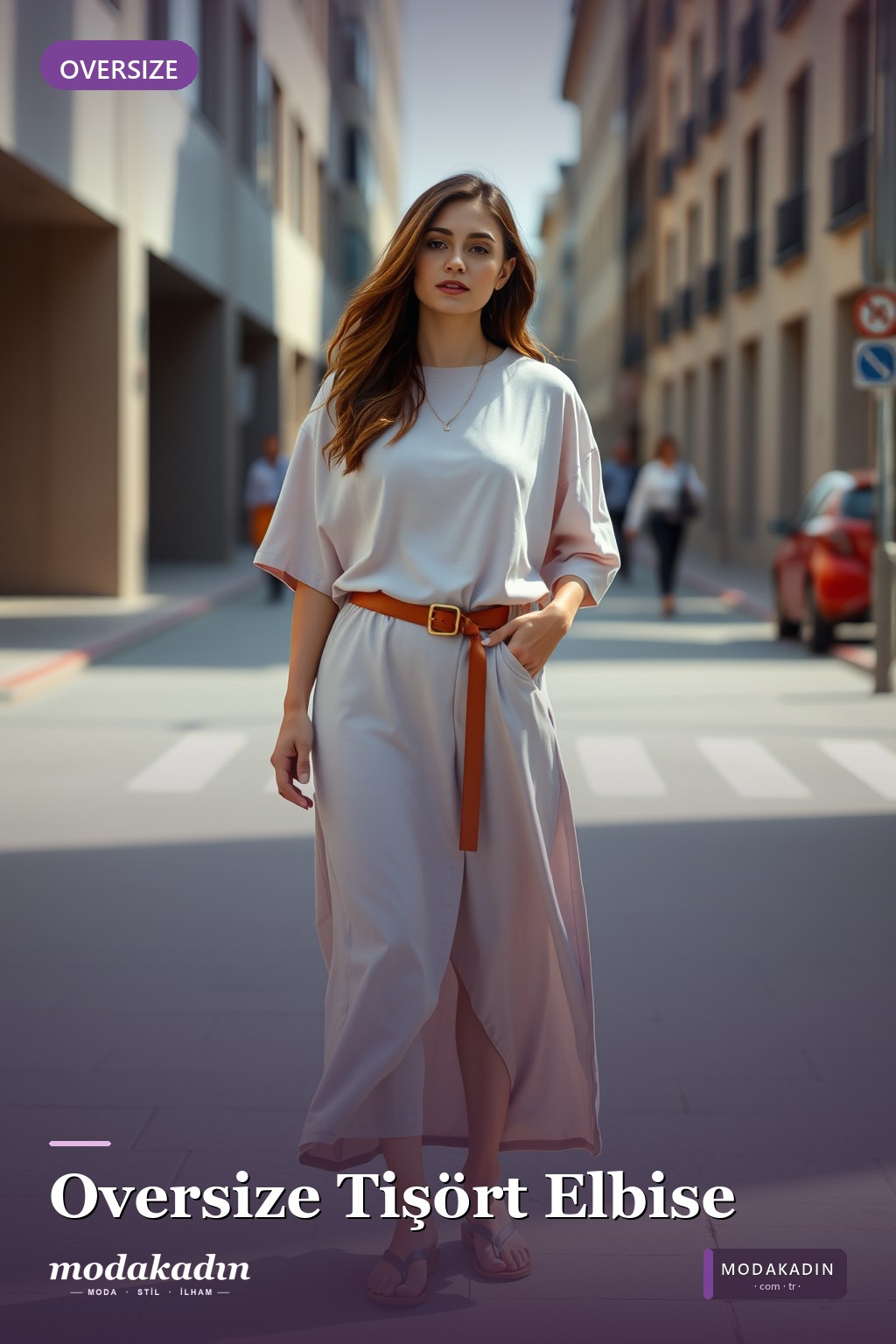 Oversize Tişört Elbise